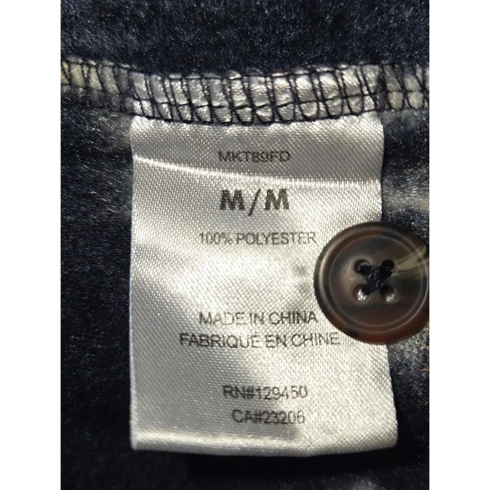 Thread Wave Men's Southwestern Aztec Fleece Shacket Button-Down Shirt, Size Med
